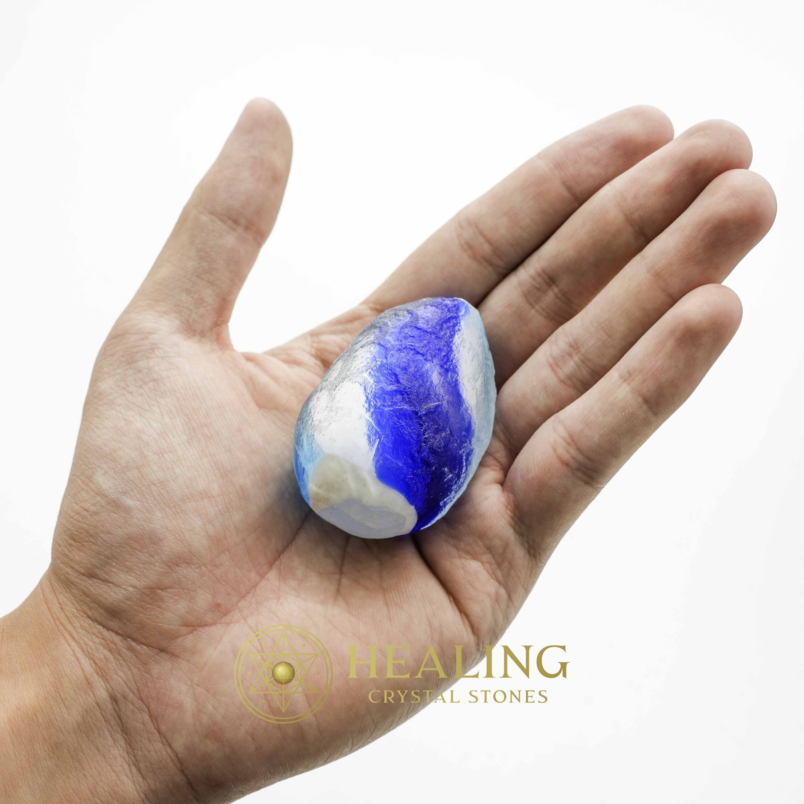 Tika Biru Snake Pearl Large B1 (Blue Carpet) - Magical Stones Magickal Stones Magickal Crystals Ritual Power Stones Ritual Crystals Crystals Talismans Stones Talisman Crystals Amulet stones mystical shaman shamanic spiritual spiritualism metaphysics occult psychic