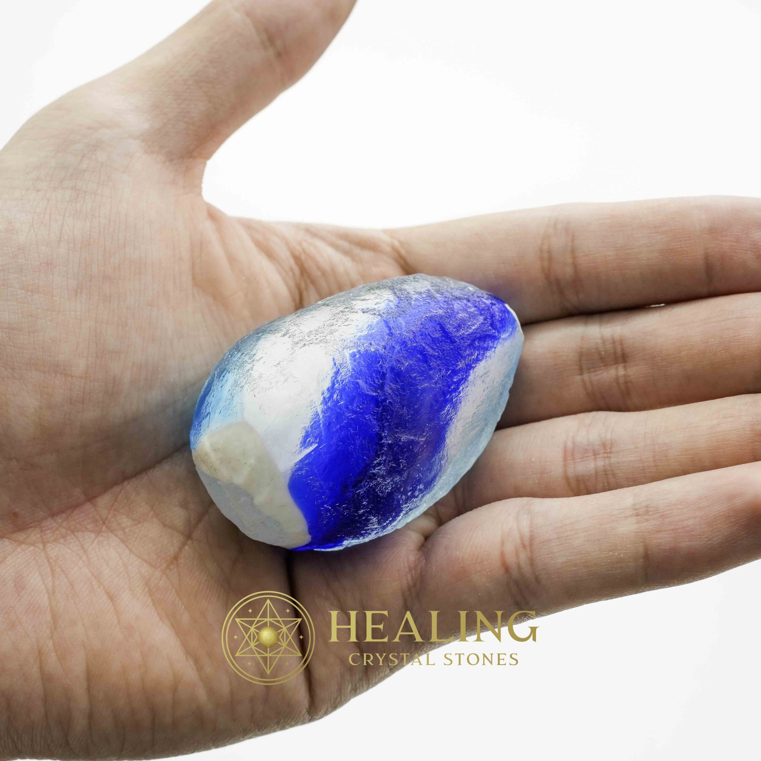 Tika Biru Snake Pearl Large B1 (Blue Carpet) - Magical Stones Magickal Stones Magickal Crystals Ritual Power Stones Ritual Crystals Crystals Talismans Stones Talisman Crystals Amulet stones mystical shaman shamanic spiritual spiritualism metaphysics occult psychic