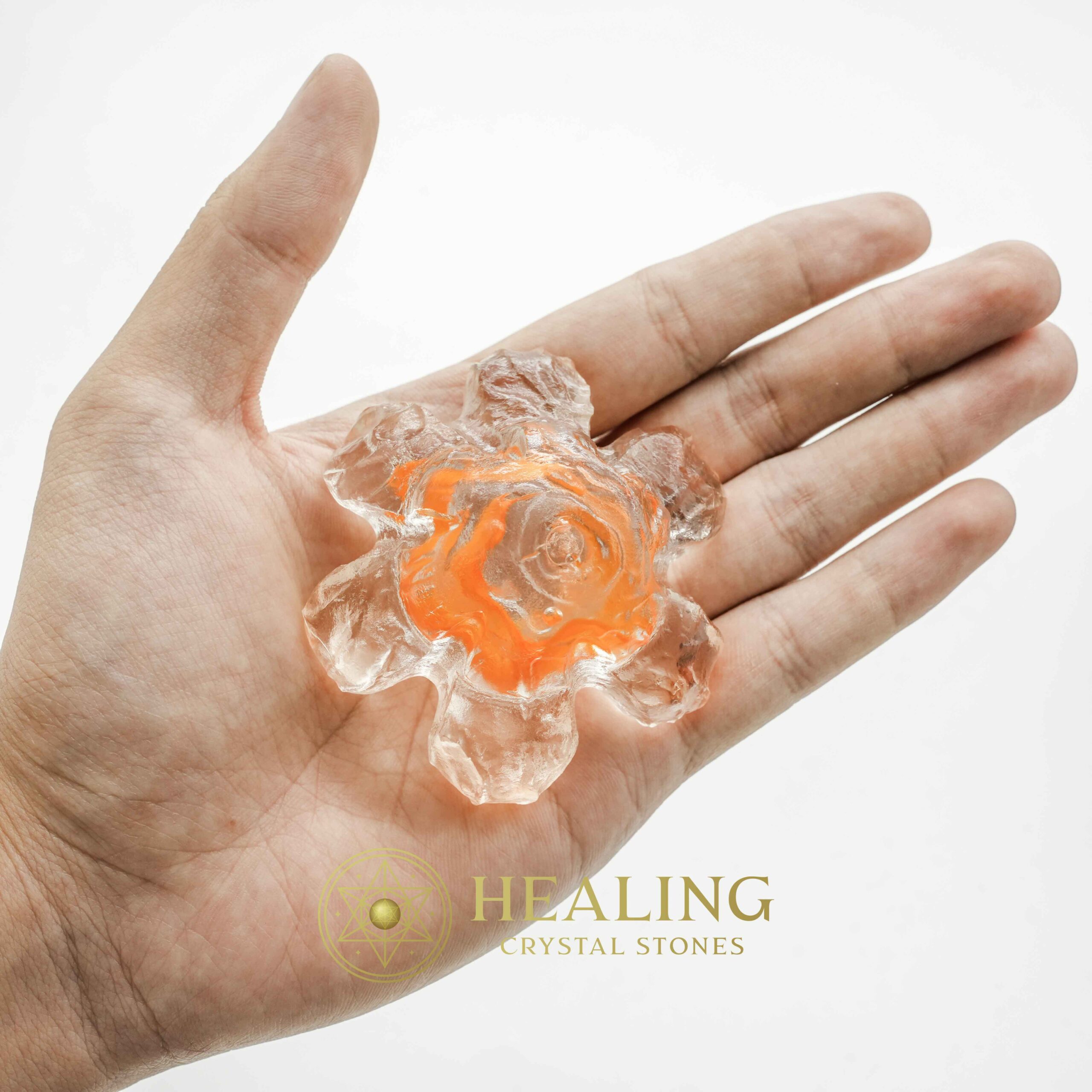 Star Snake Crown Pearl A1.2 - Orange - Magical Stones Magickal Stones Magickal Crystals Ritual Power Stones Ritual Crystals Crystals Talismans Stones Talisman Crystals Amulet stones mystical shaman shamanic spiritual spiritualism metaphysics occult psychic