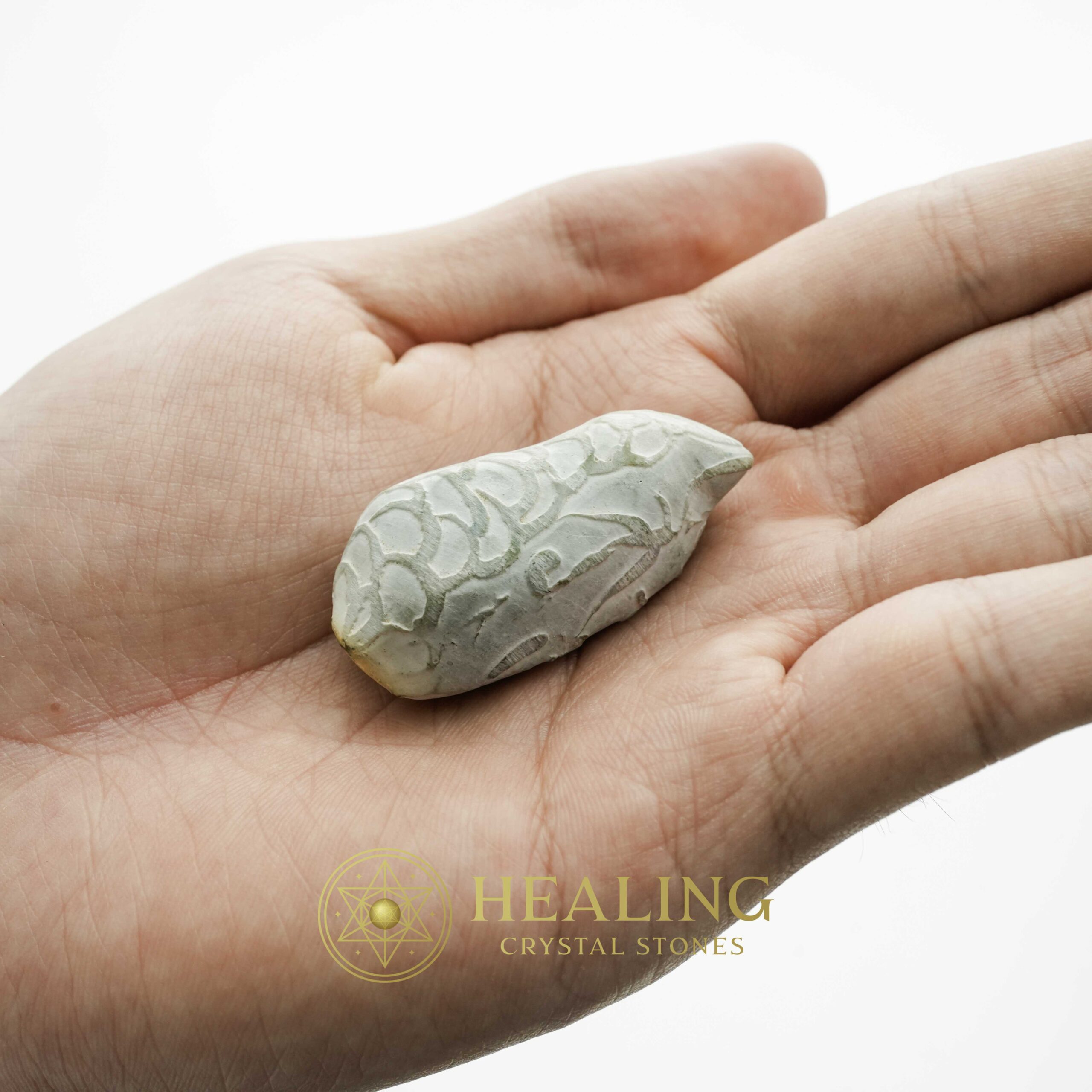 Green Snake Pearl - Type C1 (Small) - Magical Stones Magickal Stones Magickal Crystals Ritual Power Stones Ritual Crystals Crystals Talismans Stones Talisman Crystals Amulet stones mystical shaman shamanic spiritual spiritualism metaphysics occult psychic