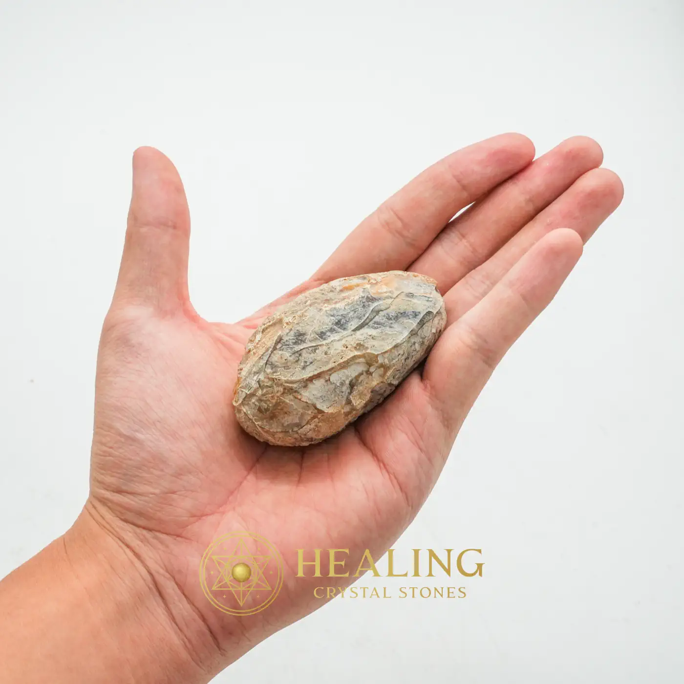 White Crocodile Pearls - Type X2 - Solar Crystal, Nature Stone, Spirit Stone, Universal Energy, Energetic, Aura, Meditation, Inner Wisdom, Balance, Harmony