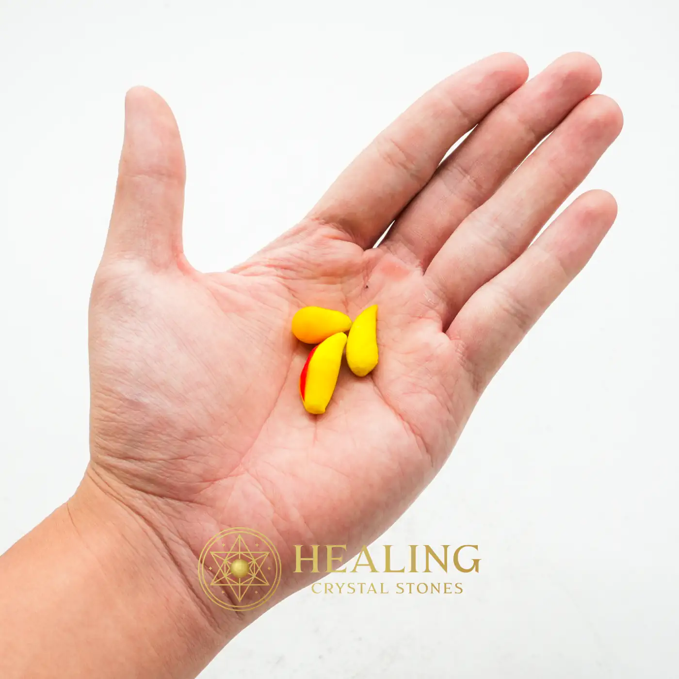 Yellow Lizard Pearls - Type C - Ritual Crystals, Ritualistic, Ceremonial, Sacred Stones, Mysticism, Divine, Guardian Crystal, Fortune, Luck, Positive Energy