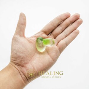 Brahma Eel Pearl A1 - White Crystal & Green - Animal Totem Stones, Healing Crystals, Crystal Stones, Mustika Pearls, Talismanic Stones, Healing Stones, Energy Stones, mystical, shamanic, spiritual