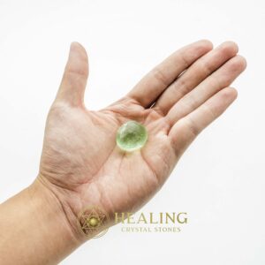 Brahma Eel Pearl A6 - Round & Green - Bezoar Crystals, Mustika Pearls, Mustika Stones, Talisman Crystals, Enchanted Stones, Ritual Crystals, Crystals, mystical, shamanic, occult