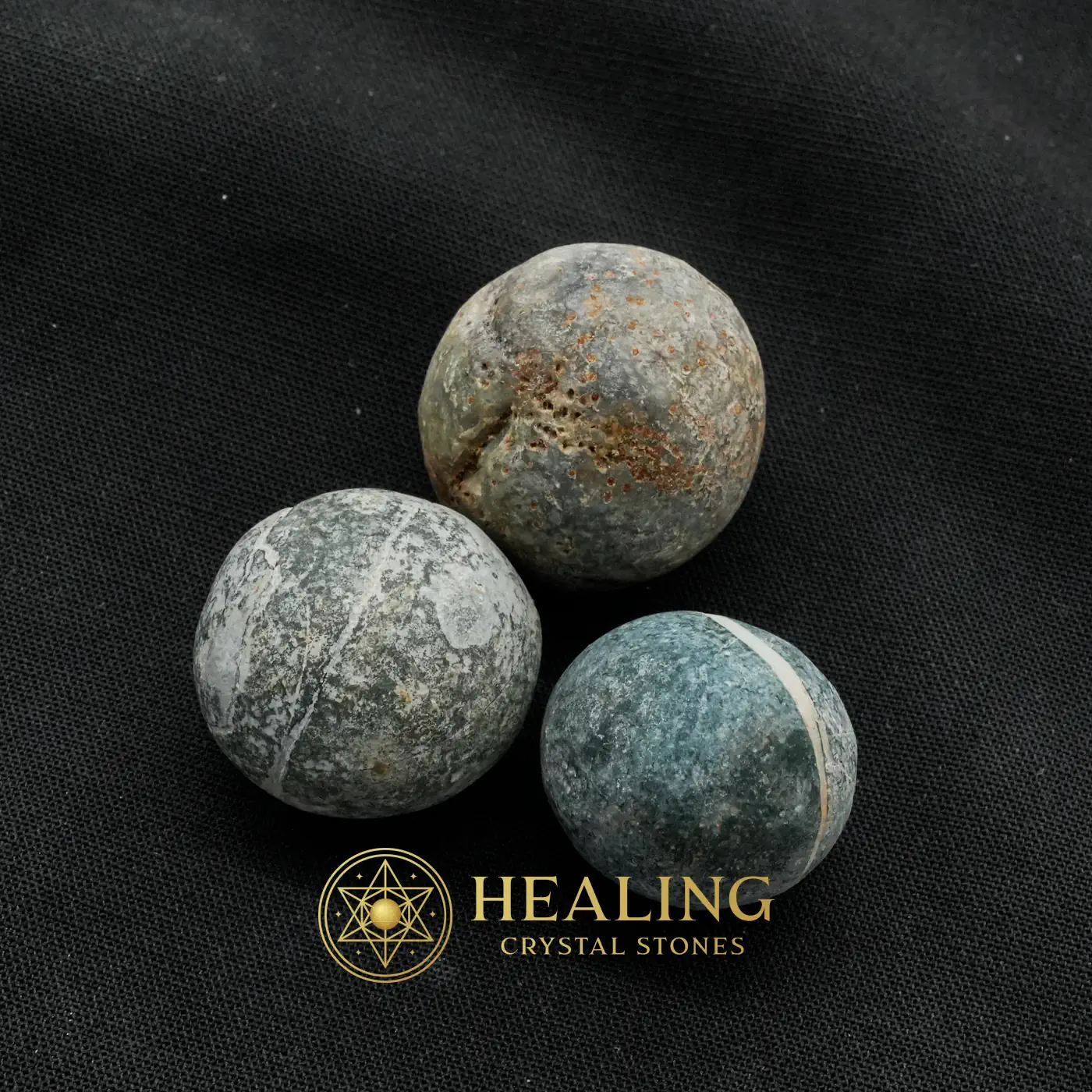 Centipede Pearls - Type M Black (Female) - Healing Crystals, Talisman Crystals, Sacred Stones, Chakra, Balance, Positive Energy, Harmony, Authentic, Rare, Exceptional