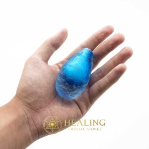 Waterlily Pearl A3 - Crystal / Blue Healing Crystals, Crystal Stones Mustika Pearls Mustika Stones Talismanic Stones Amulet Stones