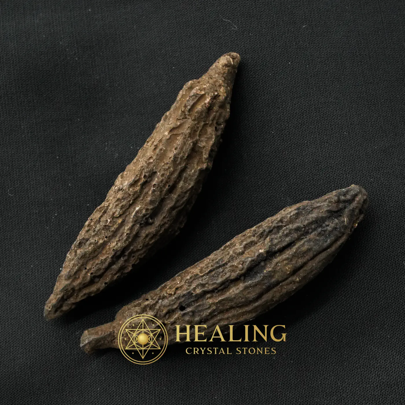 Fossilized Chocolate Fruit - Type A - Bezoar Stones, Bezoar Crystals, Spirit Stone, Nature Crystal, Earth Spirit Stone, Energetic, Universal Energy, Positive Energy, Protection, Cleansing