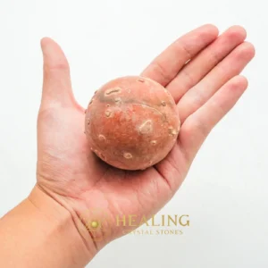 Kencono Wood Pearl - Type A1 (RED) - Spritual, Psychic, Sacred Stones, Universal Energy, Harmony, Fortune, Rare, Guardian Stone, Life Force Stone, Negative Energy Protection