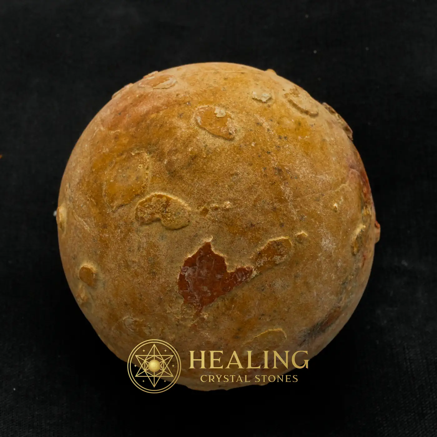 Kencono Wood Pearl - Type B1 (YELLOW) - Metaphysics, Ritual Power Stones, Divine, Meditation, Balance, Warding Stone, Antique, Nature Crystal, Guardian Talisman, Esoteric Stone