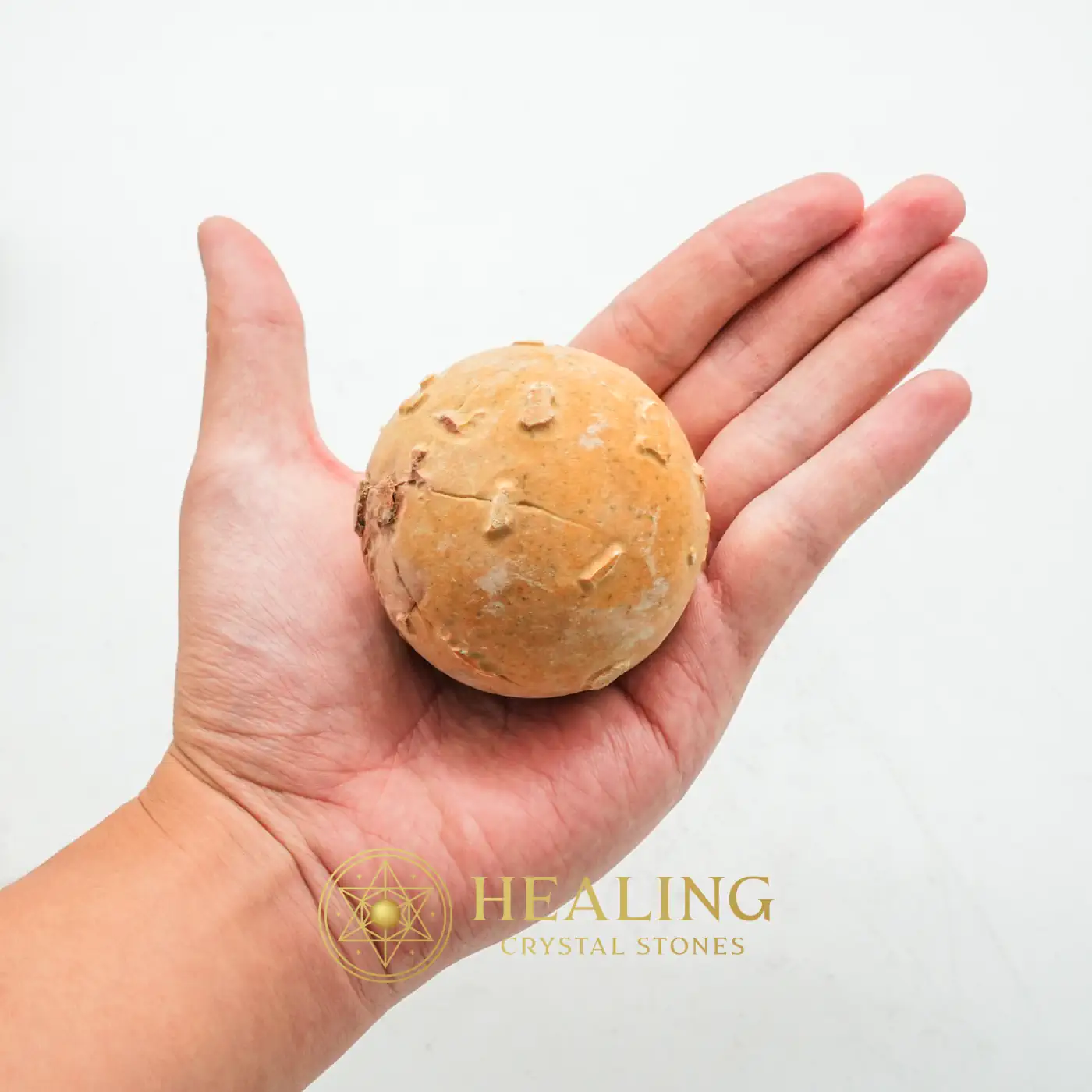 Kencono Wood Pearl - Type B1 (YELLOW) - Spiritualism, Mysticism, Enchanted Stones, Chakra, Positive Energy, Cleansing, Unique, Earth Spirit Stone, Guardian Crystal, Aura Crystal