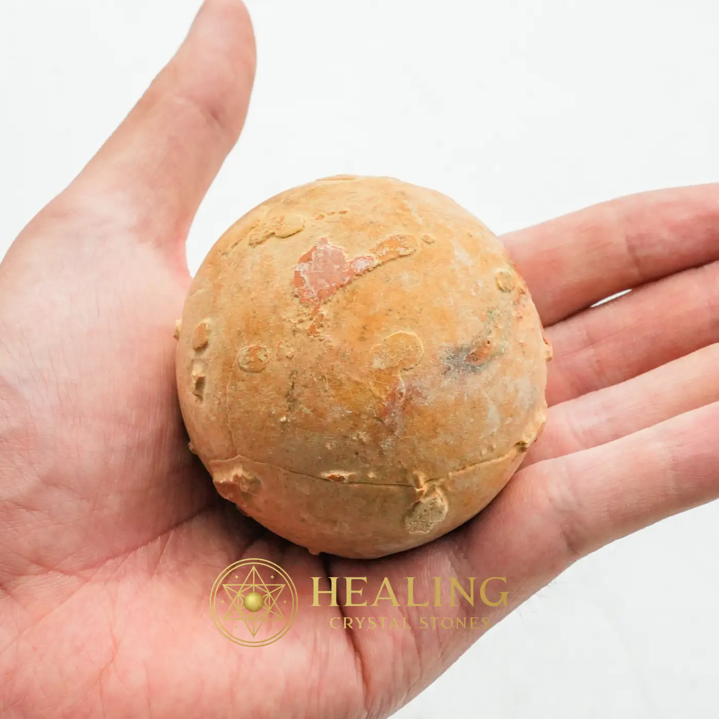 Kencono Wood Pearl - Type B1 (YELLOW) - Occult, Healing Crystals, Mystical, Energetic, Protection, Purification, Exceptional, Life Energy Crystal, Guardian Amulet, Occult Artifact
