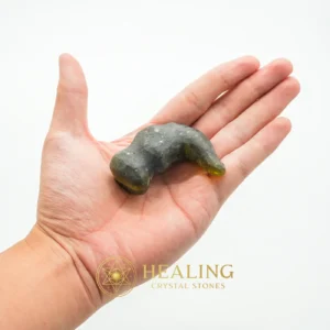 Large Green Cobra Horns - Crystall Green - Mustika Stones, Crystal Stones, Ritual Power Stones, Chakra, Inner Wisdom, Cleansing, Protection, Exceptional, Rare, Divine