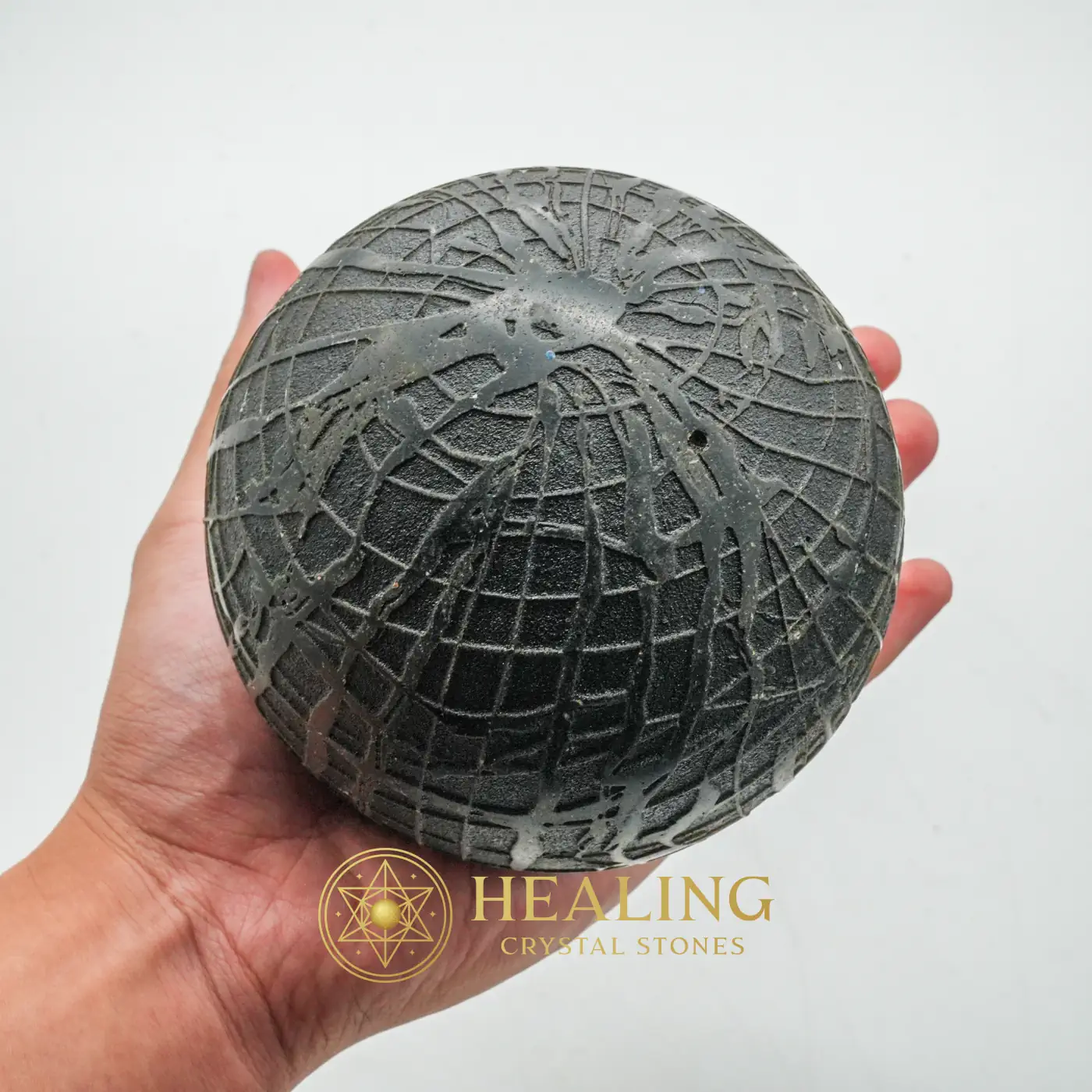 Mountain Belt Pearl - Type B1.2 (Sphere Shape) - Mustika Stones, Healing Crystals, Ritual Crystals, Chakra, Mysticism, Harmony, Protection, Antique, Exceptional, Unique