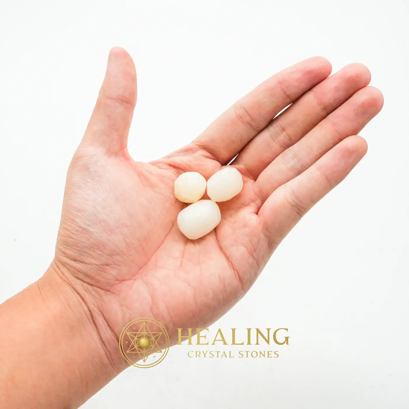 Rambutan Pearls - Type A2 - Crystal Stones, Healing Crystals, Energy Balance Stone, Energy Alignment Crystal, Sacral Chakra Crystal, Meditation, Aura Crystal, Universal Energy, Balance, Chakra