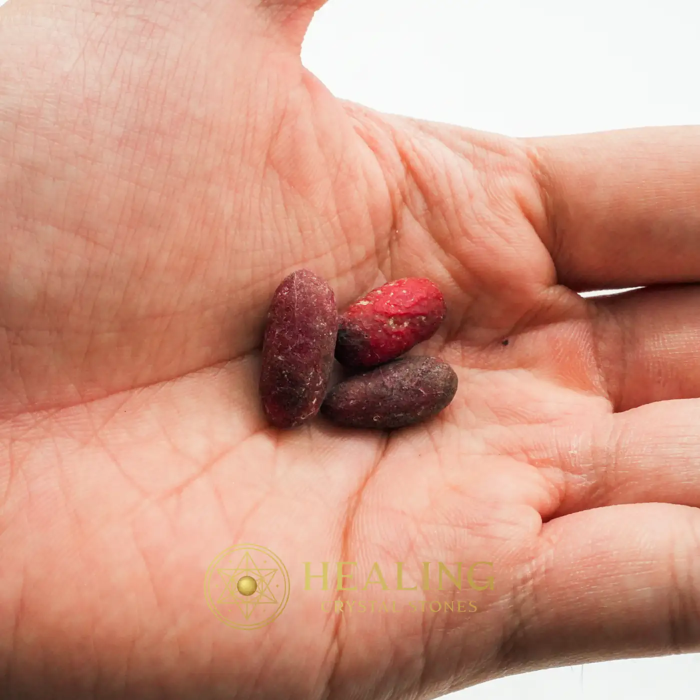 Red Bee Hives Pearls - Type A1 - Bezoar Crystals, Guardian Stone, Warding Stone, Protective Stone, Energy Shield Crystal, Negative Energy Protection, Aura Cleansing Stone, Protection, Sacred, Positive Energy