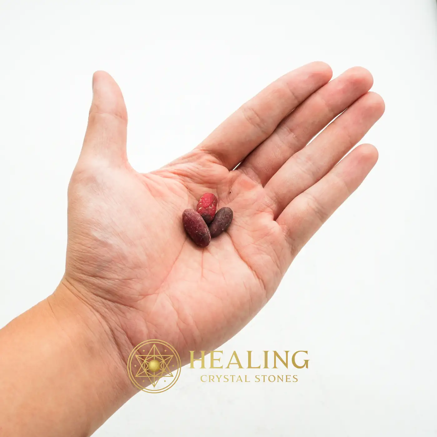 Red Bee Hives Pearls - Type A1 - Healing Crystals, Spiritual Crystals, Energy Stones, Sacred Crystals, Spirit Stone, Meditation, Chakra, Aura, Positive Energy, Harmony