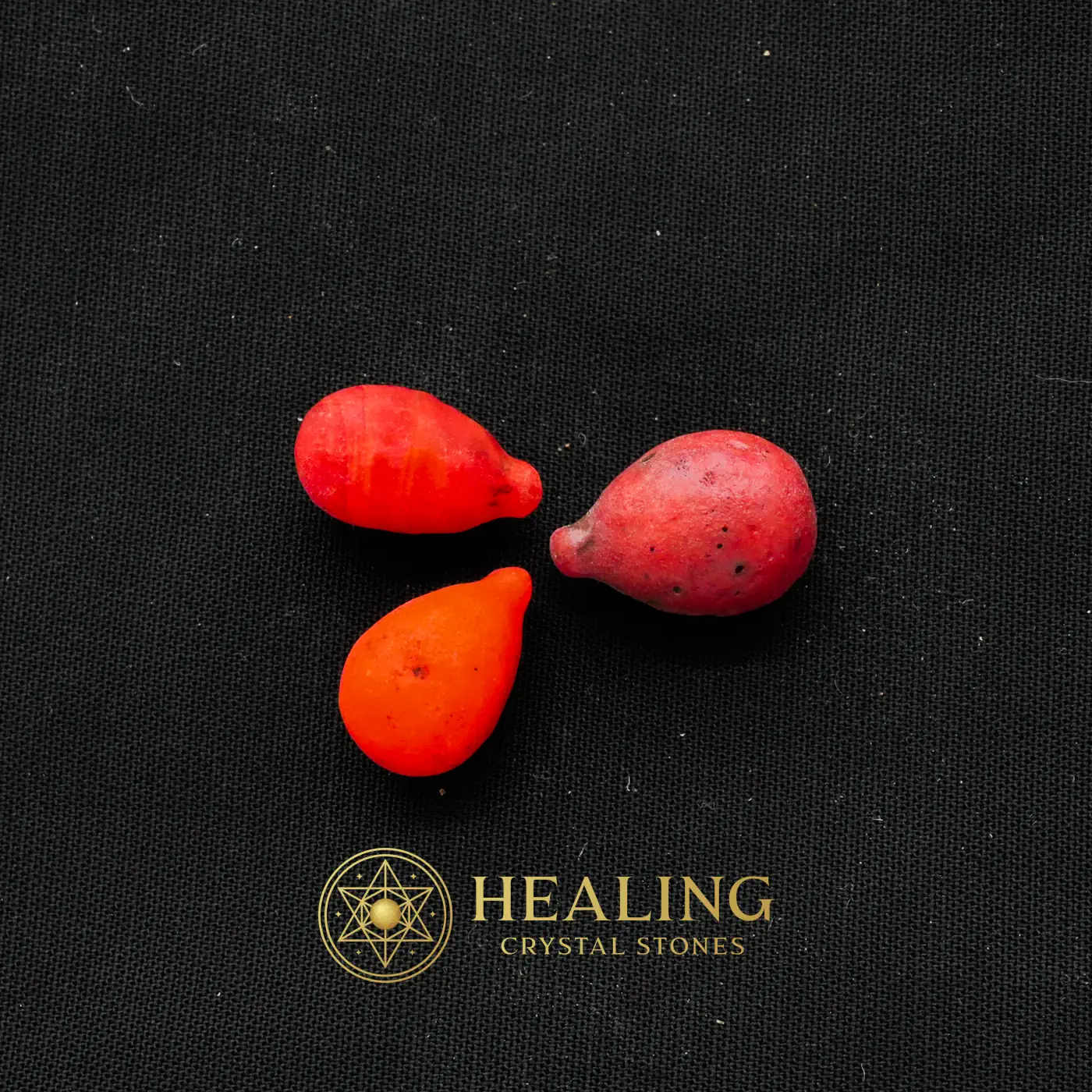 Red Coconut Pearl - Type A - Magical Stones, Enchanted Stones, Ritual Power Stones, Sacred Stones, Mystical Relic, Ancient Relic, Authentic, Rare, Divine, Protection