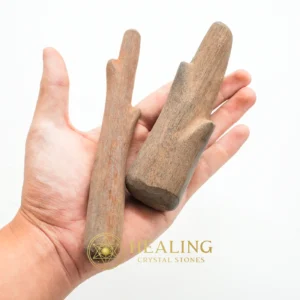 Triwulan Wood Fossil - Type A2 (BLACK) - Magical Stones, Spiritualism, Sacred Crystals, Aura, Meditation, Positive Energy, Ornamental, Solar Crystal, Guardian Stone, Esoteric Artifact