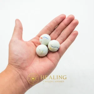White Spider Pearl - Type E - Guardian Stone, Guardian Crystal, Guardian Talisman, Guardian Amulet, Protective Stone, Warding Stone, Protection, Fortune, Luck, Sacred