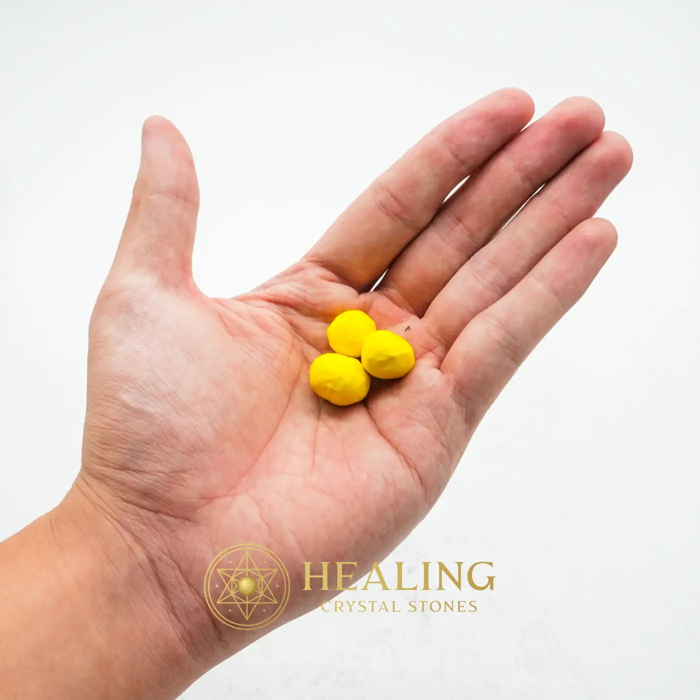 Yellow Centipede Pearls - Type P2 - Magical Stones, Magickal Stones, Magickal Crystals, Enchanted, Enchanted Stones, Sacred, Ritualistic, Ceremnoial, Mysticism, Divine