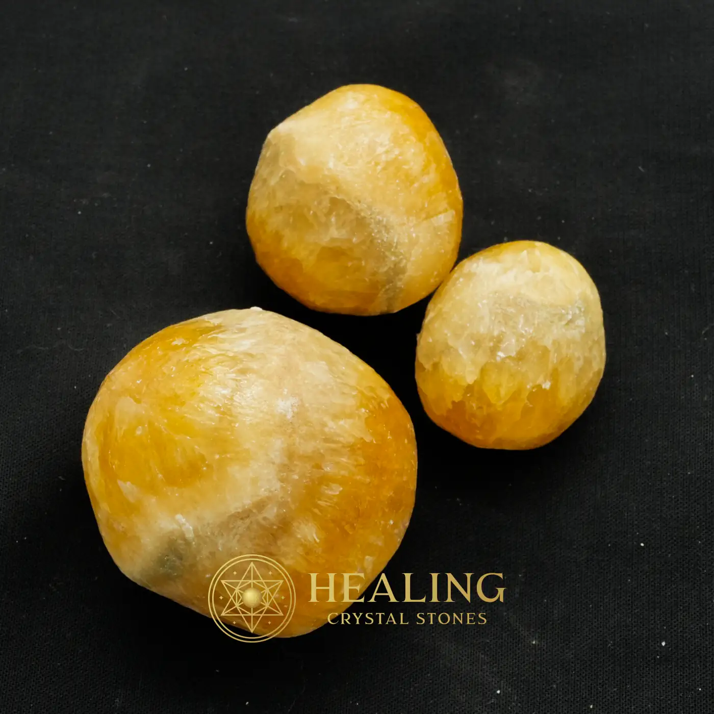 Yellow Honey Pearls - Type A2 - Healing Stones, Spiritual Crystals, Spirit Crystal, Earth Spirit Stone, Universal Energy, Aura Crystal, Meditation, Harmony, Balance, Emotional Healing