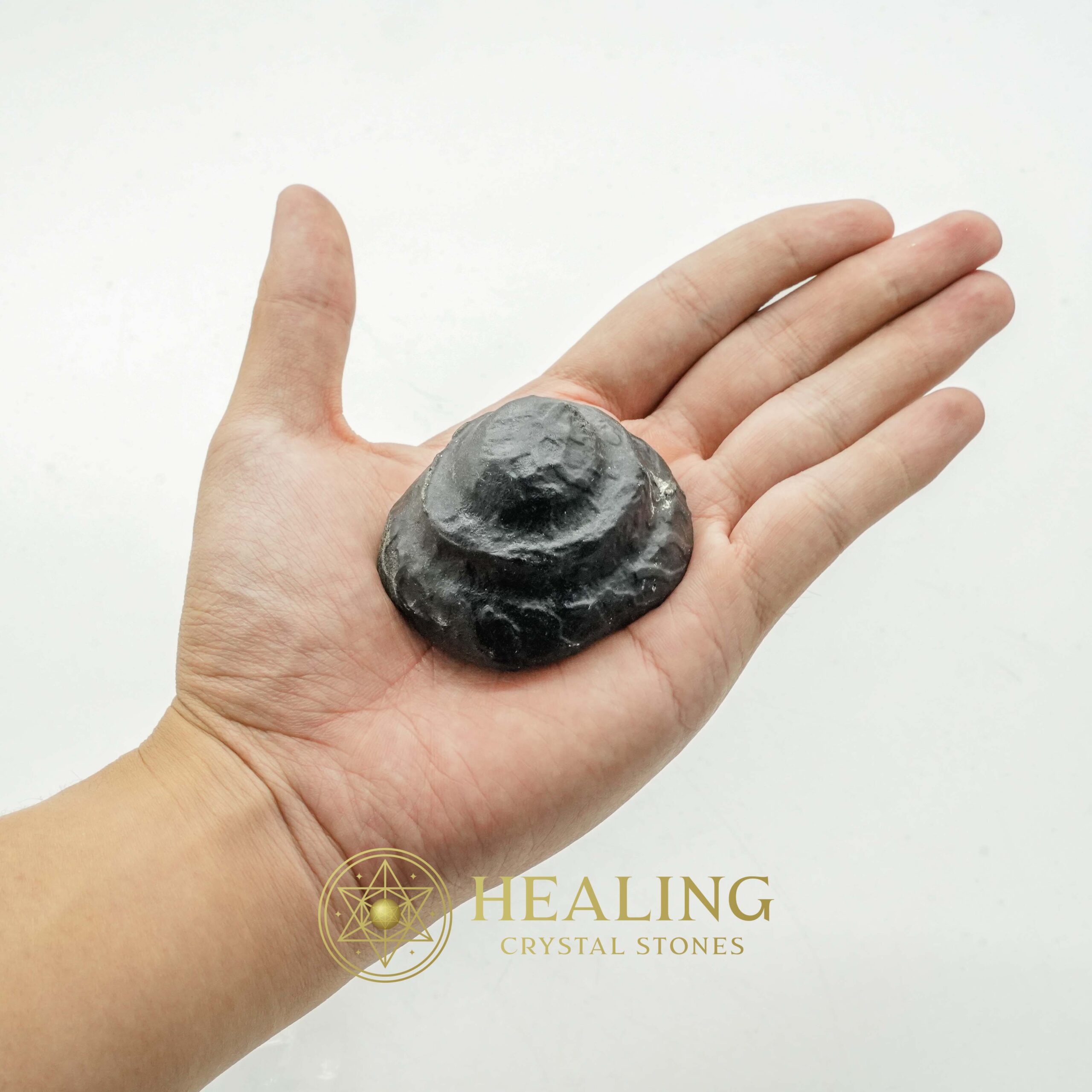 Black Dragon Crown - Type A2 (Crystal) - Crystal Stones, Mustika Stones, Talismanic Stones, Amulet Stones, Bezoar Stones, Sacred Crystals, Ritual Crystals, spiritual, occult, artifact