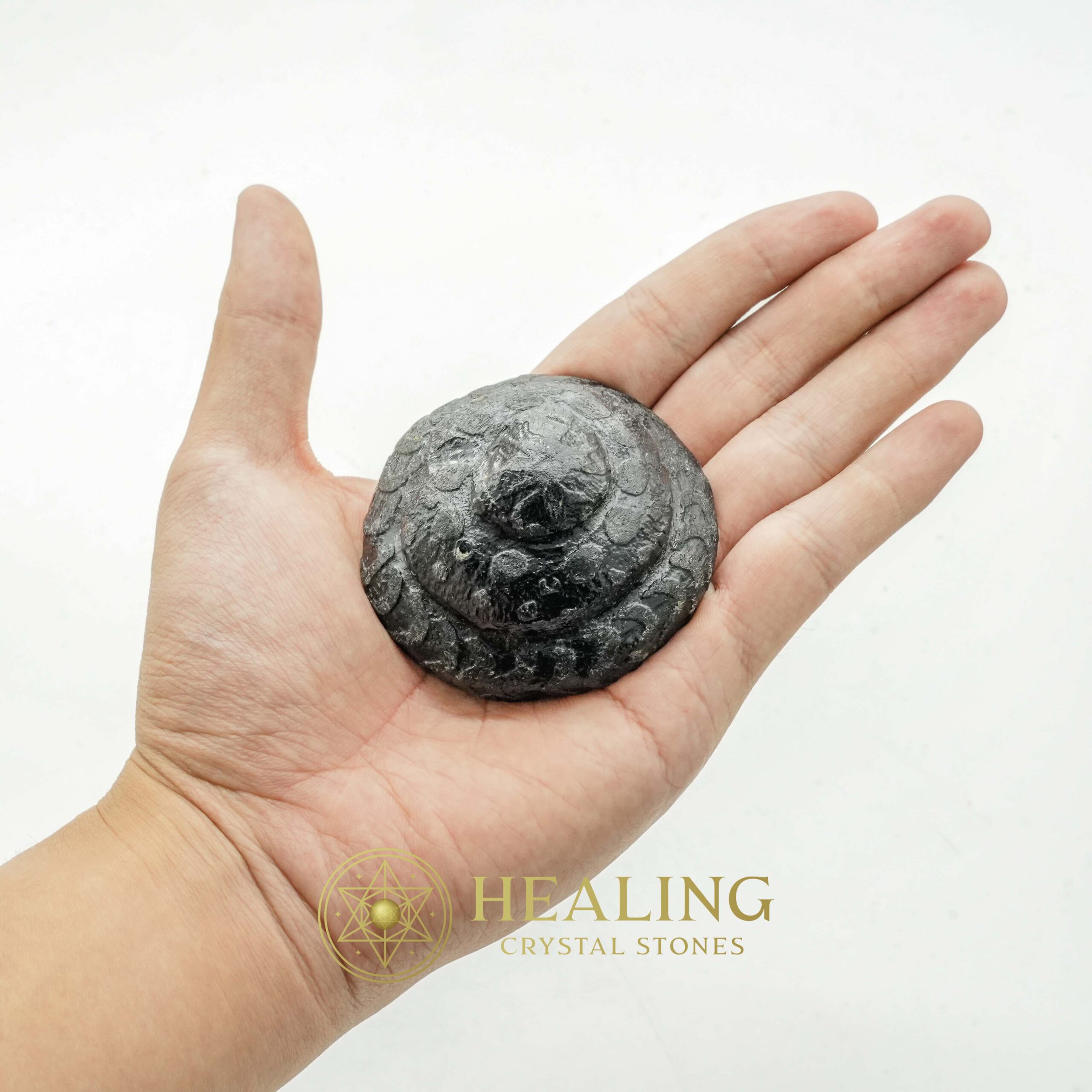 Black Dragon Crown - Type A5 (Crystal) - Talismanic Stones, Healing Stones, Mustika Pearls, Sacred Stones, Energy Stones, Magical Stones, Amulet Stones, spiritual, psychic, artifact