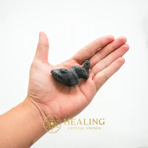 Black Moak Siluman - Type A7 - Healing Stones, Animal Totem Stones, Spiritual Crystals, Universal Energy, Meditation, Harmony, Divine, Authentic, Rare, Antique