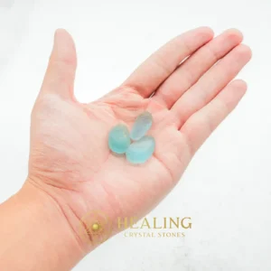 Blue Dew Pearl - Type H1 - Energy Stones, Energy Balance Stone, Energy Alignment Crystal, Universal Energy, Positive Energy, Energetic, Life Force Stone, Life Energy Crystal, Solar Crystal, Harmony
