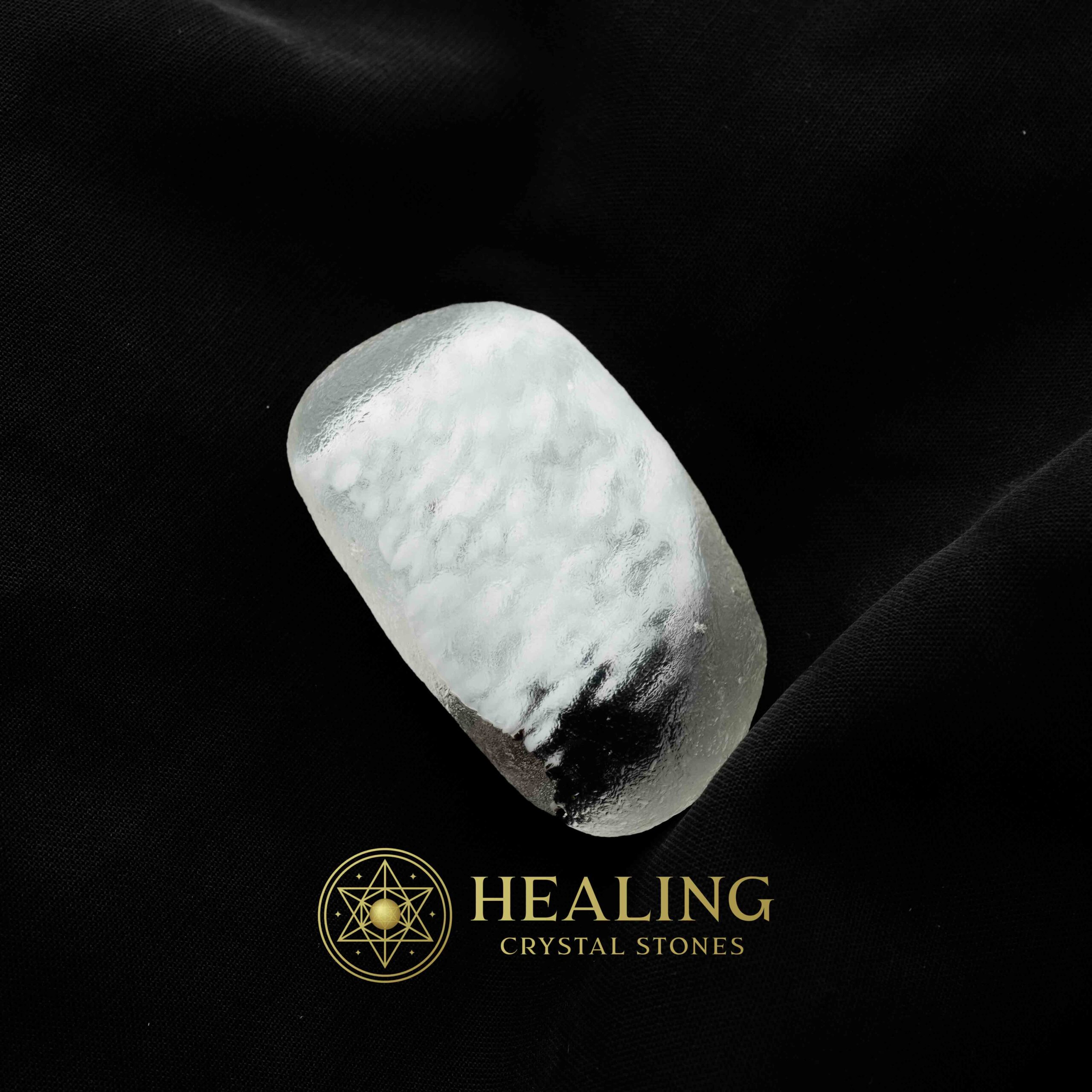 Large Dew Pearl - Type A9 (White/Black) Magical Stones Magickal Stones Magickal Crystals Ritual Power Stones Ritual Crystals Crystals Talismans Stones Talisman Crystals Amulet stones mystical shaman shamanic spiritual spiritualism metaphysics occult psychic