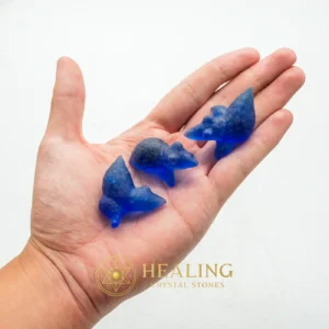 Fossilized Blue Crow - Type A1 - Metaphysics, Spiritualism, Spritual, Psychic, Occult, Esoteric Stone, Esoteric Crystal, Esoteric Artifact, Mysticism, Shamanic