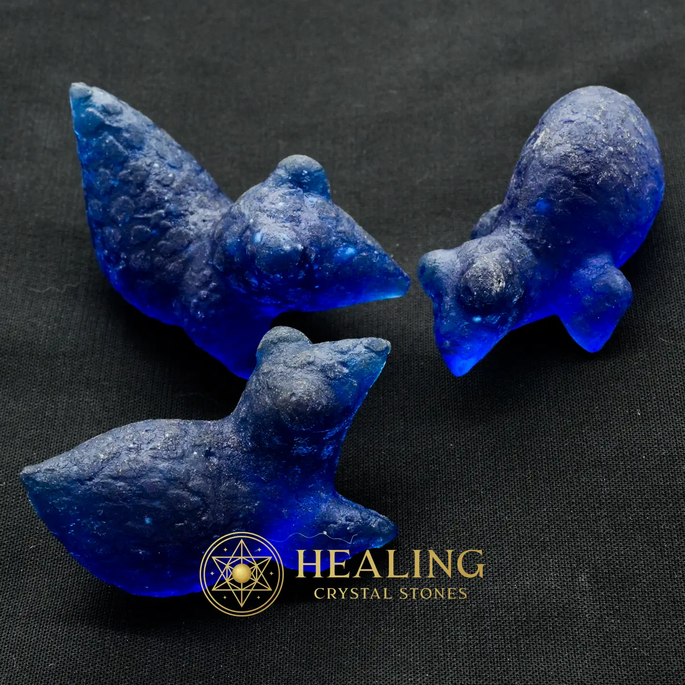 Fossilized Blue Crow - Type A2 - Solar Crystal, Earth Spirit Stone, Nature Crystal, Nature Stone, Spirit Crystal, Spirit Stone, Life Energy Crystal, Life Force Stone, Divine, Positive Energy