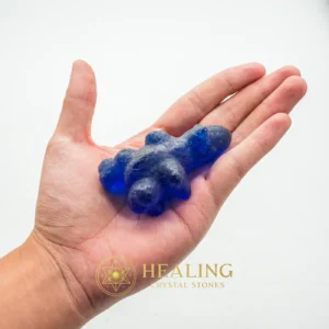 Fossilized Blue Rhinoceros Type B1 - Mustika Pearls, Talismanic Stones, Amulet Stones, Talisman Crystals, Sacred Stones, Mystical, Guardian Talisman, Protection, Fortune, Luck