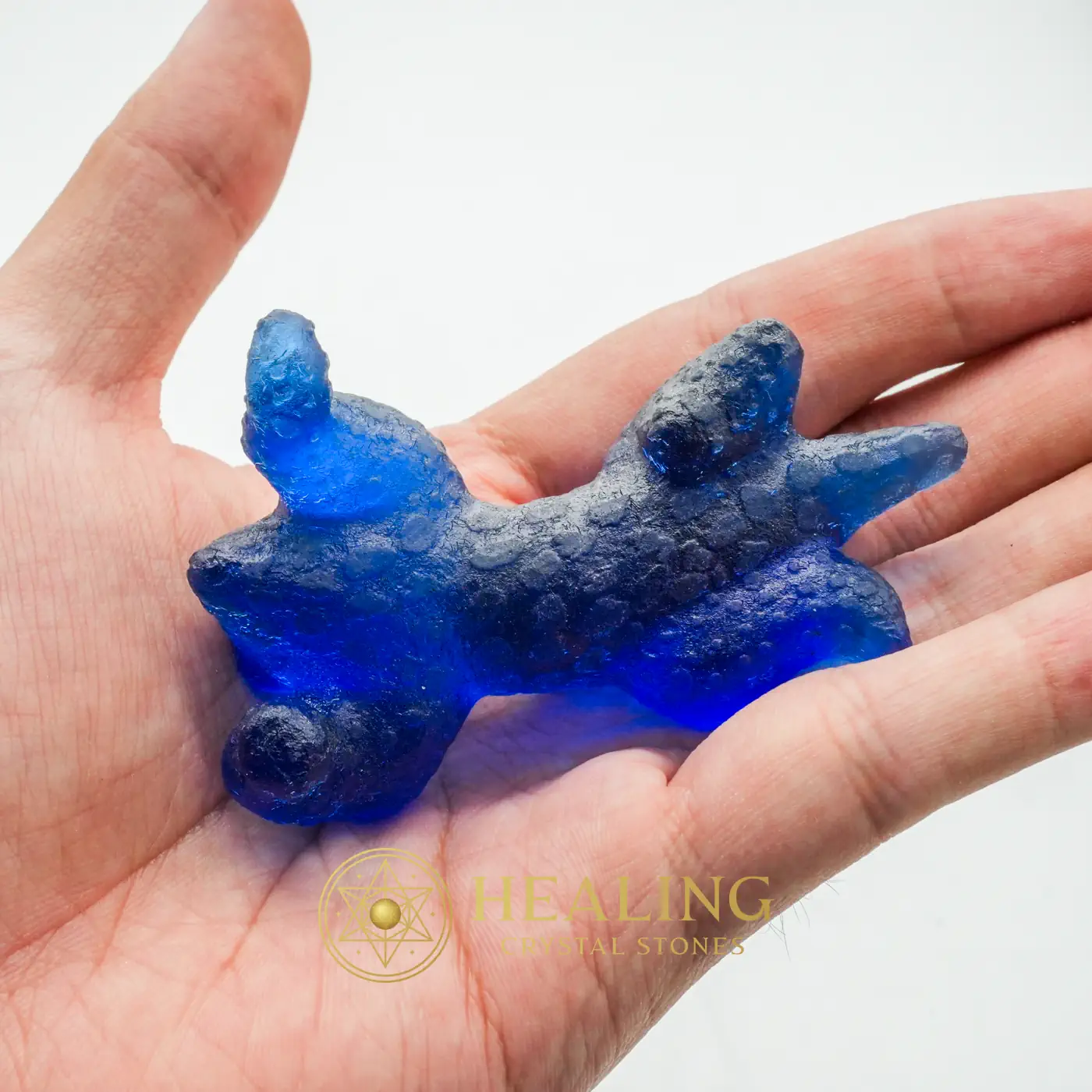 Fossilized Blue Rhinoceros Type B5 - Solar Crystal, Life Force Stone, Life Energy Crystal, Nature Crystal, Universal Energy, Energetic, Spirit Stone, Meditation, Balance, Harmony