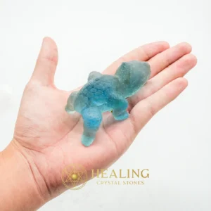 Fossilized Blue Rhinoceros Type B7 - Enchanted Stones, Magical Stones, Magickal Crystals, Talismanic Stones, Amulet Stones, Guardian Amulet, Sacred, Ritual Crystals, Fortune, Luck