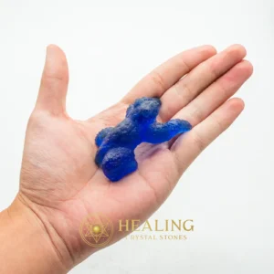 Fossilized Blue Rhinoceros Type B8 - Bezoar Crystals, Healing Bezoar Stones, Guardian Stone, Energy Shield Crystal, Negative Energy Protection, Aura Cleansing Stone, Cleansing, Purification, Protection, Harmony