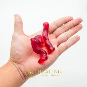 Fossilized Crystal of Red Siluman Eel Moak - Healing Crystals, Healing Stones, Spiritual Crystals, Meditation, Inner Wisdom, Aura Crystal, Chakra, Spiritual Healing, Emotional Healing, Harmony