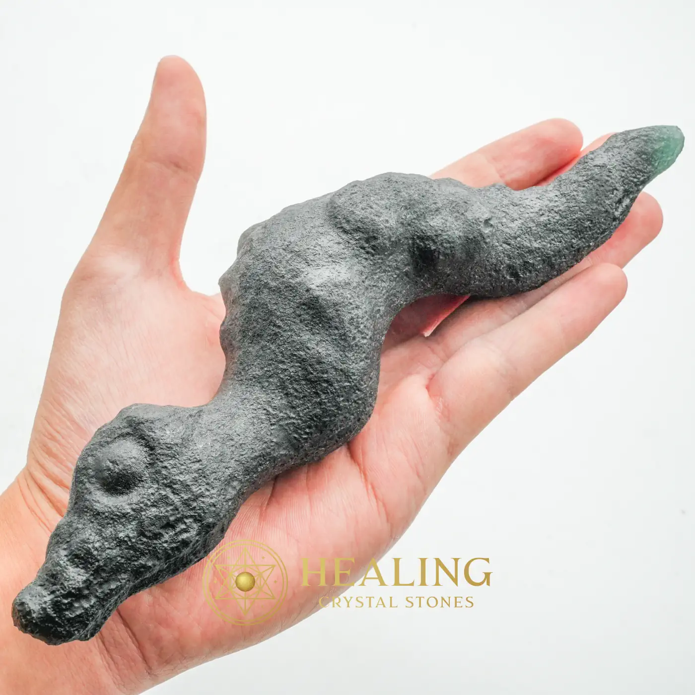 Fossilized Eel Moak Siluman - Type A1 - Occult, Healing Crystals, Mystical, Energetic, Protection, Purification, Exceptional, Life Energy Crystal, Guardian Amulet, Occult Artifact