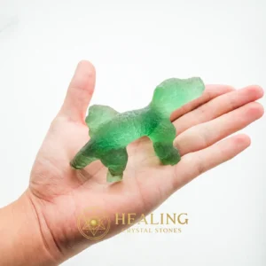 Fossilized Green Crocodile Siluman - Type A3 - Nature Crystal, Earth Spirit Stone, Spirit Crystal, Life Force Stone, Solar Crystal, Universal Energy, Energetic, Balance, Harmony, Aura