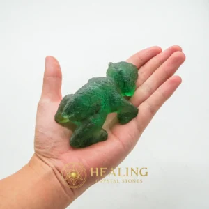 Fossilized Green Nyambik Siluman - Type E1 - Healing Crystals, Crystal Stones, Mustika Pearls, Mustika Stones, Talismanic Stones, Sacred Crystals, Guardian Crystal, Protection, Fortune, Divine