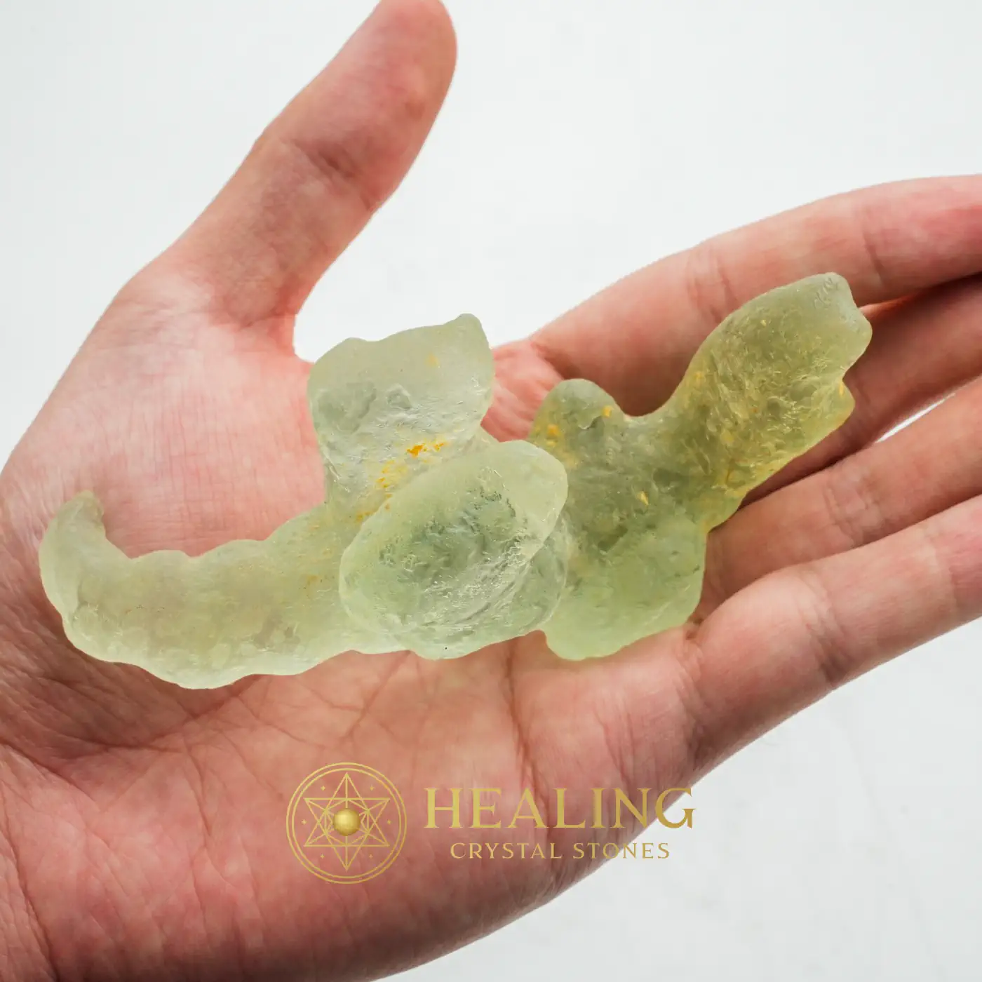 Fossilized White Crocodile Siluman - Type B1 - Aura, Aura Crystal, Aura Cleansing Stone, Chakra, Sacral Chakra Crystal, Meditation, Inner Wisdom, Awakened, Emotional Healing, Spiritual Healing