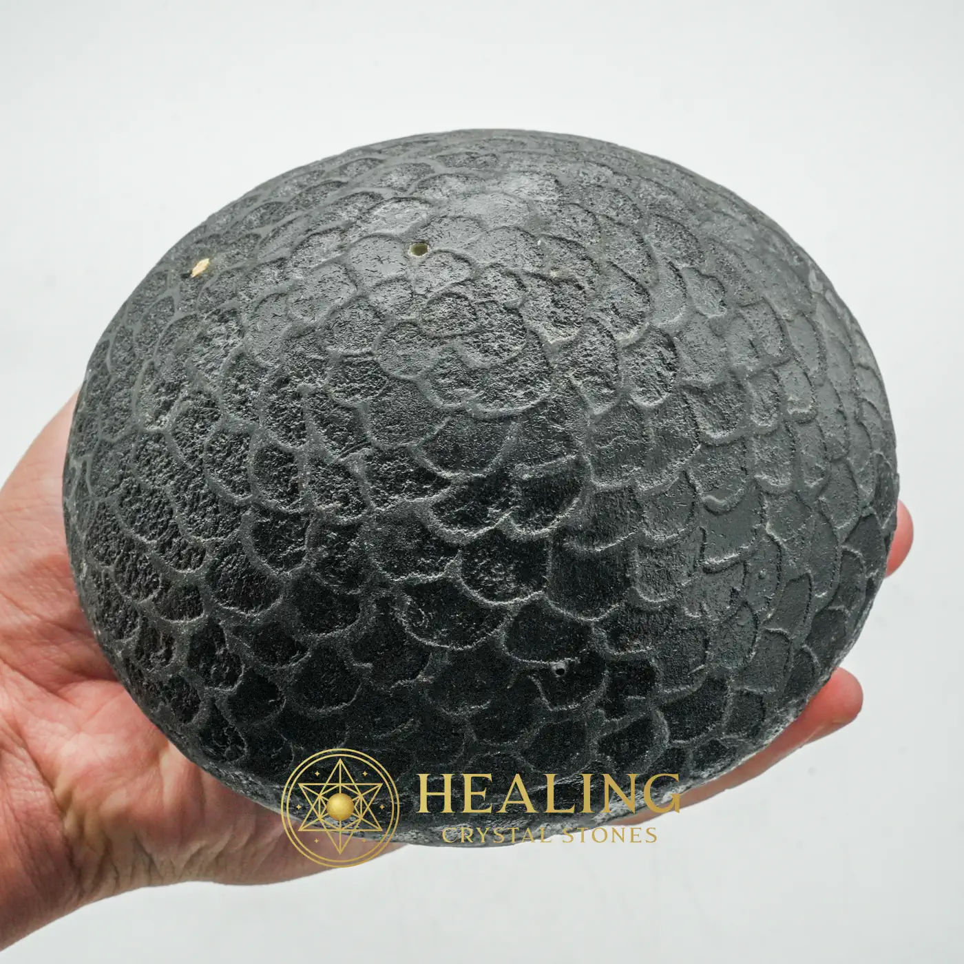 Jumbo Earth Dragon Pearl - Type A4 - Mustika Stones, Talismanic Stones, Ritual Crystals, Inner Wisdom, Cleansing, Fortune, Antique, Exceptional, Aura, Meditation