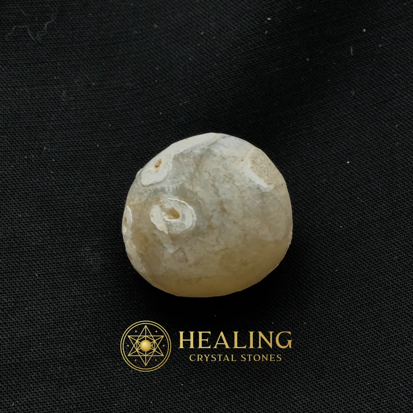 Monkey Pearl - Type J1 (King of Etheric) - Warding Stone, Protective Stone, Cleansing, Purification, Protection, Negative Energy Protection, Energy Shield Crystal, Aura Cleansing Stone, Guardian Talisman, Guardian Amulet