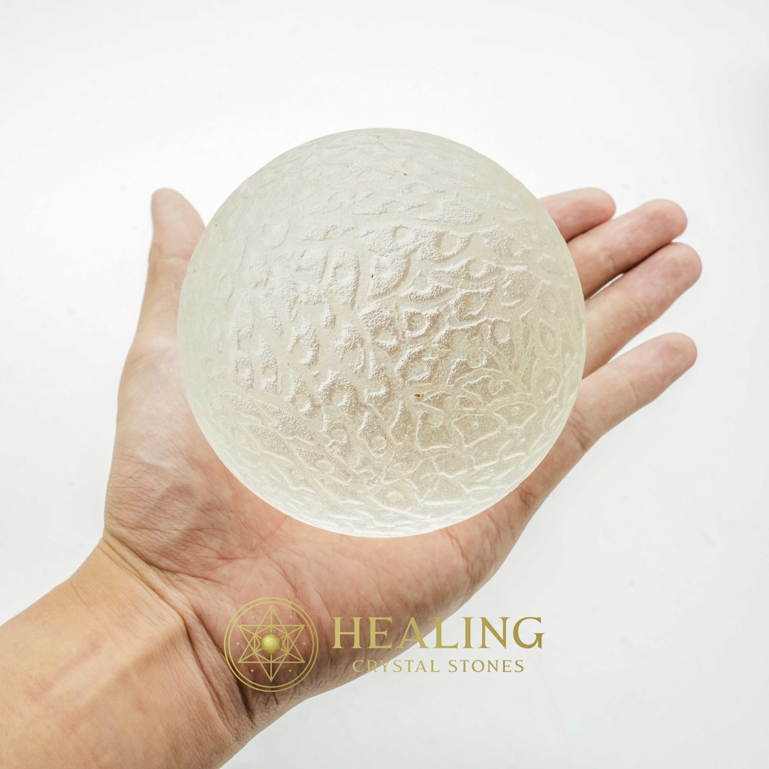Sky Air Dragon Ball (White) - Type G4 - Crystal Stones, Mustika Pearls, Spiritual Crystals, Amulet Stones, Ritual Crystals, Enchanted Stones, Talismans Stones, mystical, metaphysics, psychic