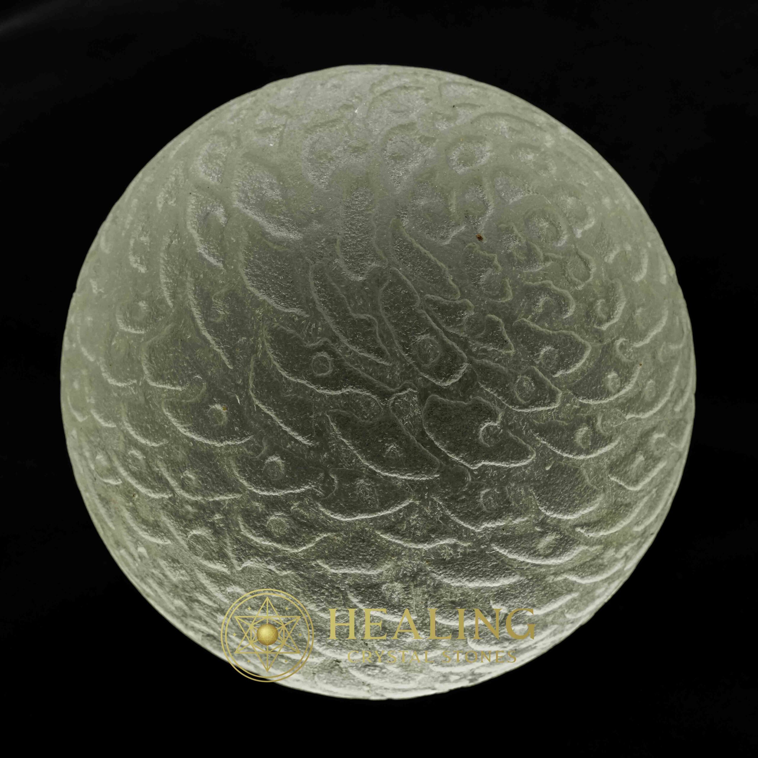 Sky Air Dragon Ball (White) - Type G4 - Crystal Stones, Mustika Stones, Healing Stones, Spiritual Crystals, Ritual Power Stones, Sacred Stones, Enchanted Stones, mystical, occult, spiritual