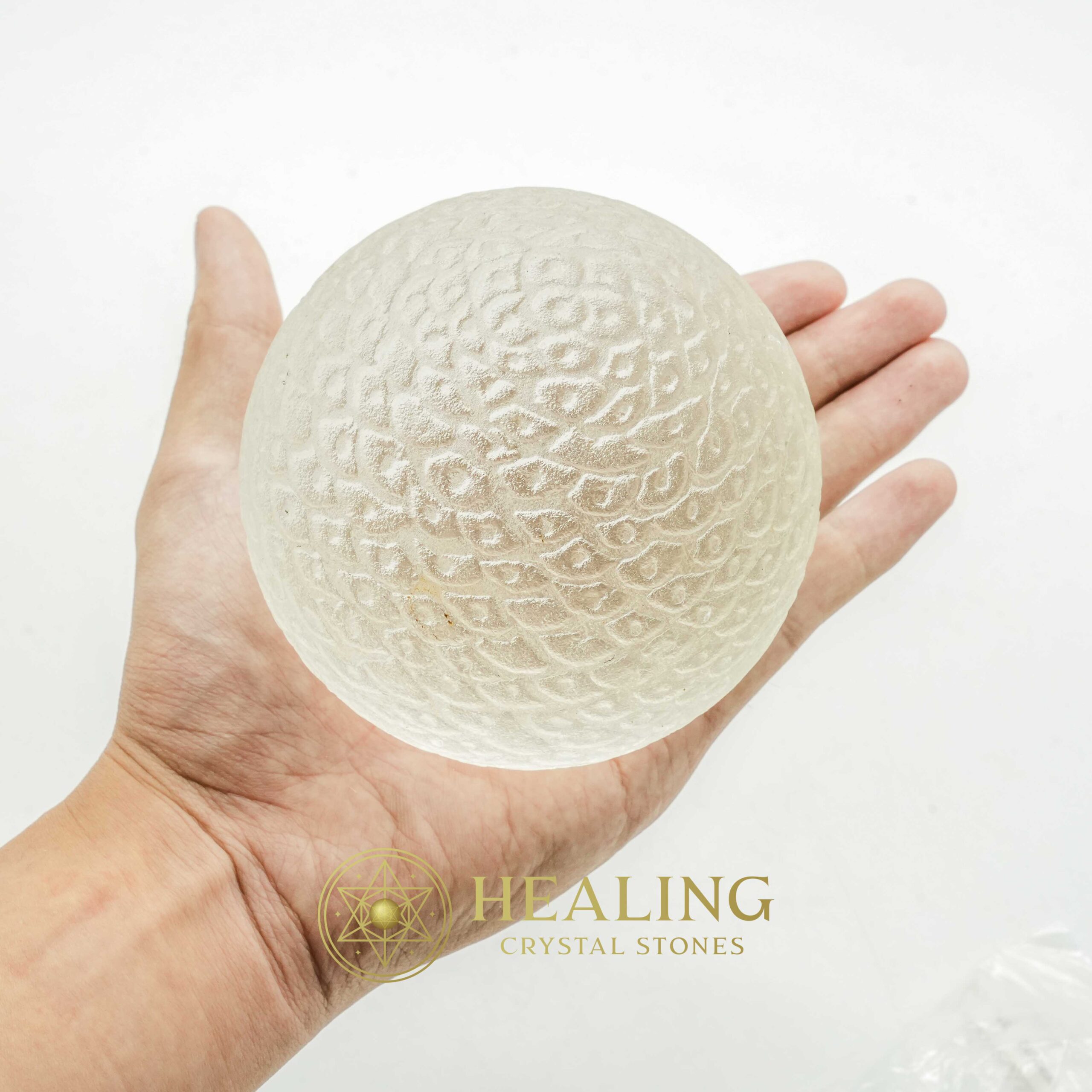 Sky Air Dragon Ball (White) - Type G5 - Crystal Stones, Mustika Pearls, Healing Stones, Healing Bezoar Stones, Magical Stones, Sacred Crystals, Talismans Stones, shaman, artifact, mystical