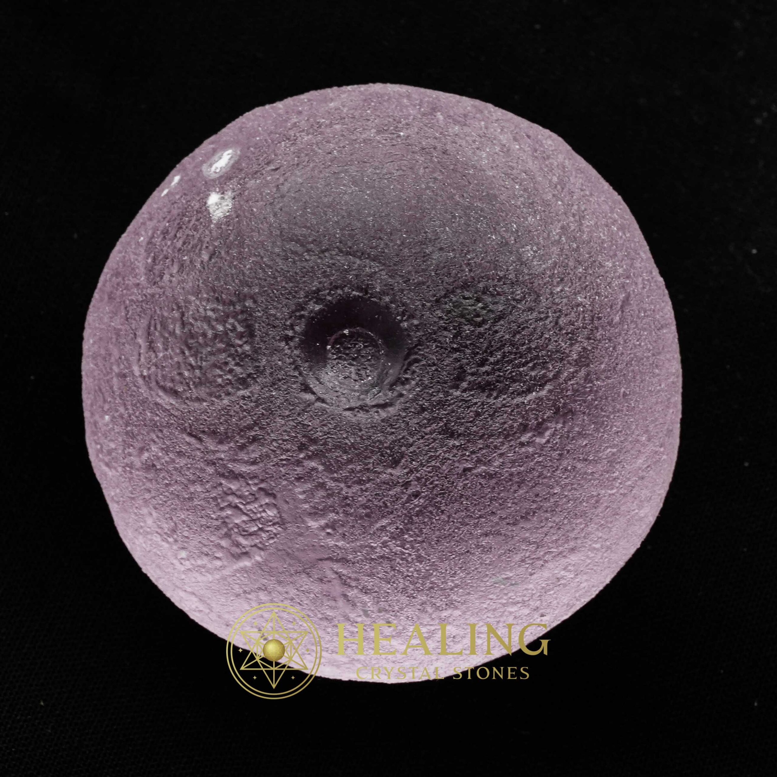 Sky Golden Dragon Pearl A1.4 (Flat Base) - Healing Crystals, Crystal Stones, Mustika Pearls, Sacred Stones, Ritual Crystals, Energy Stones, Magical Stones, mystical, occult, rare
