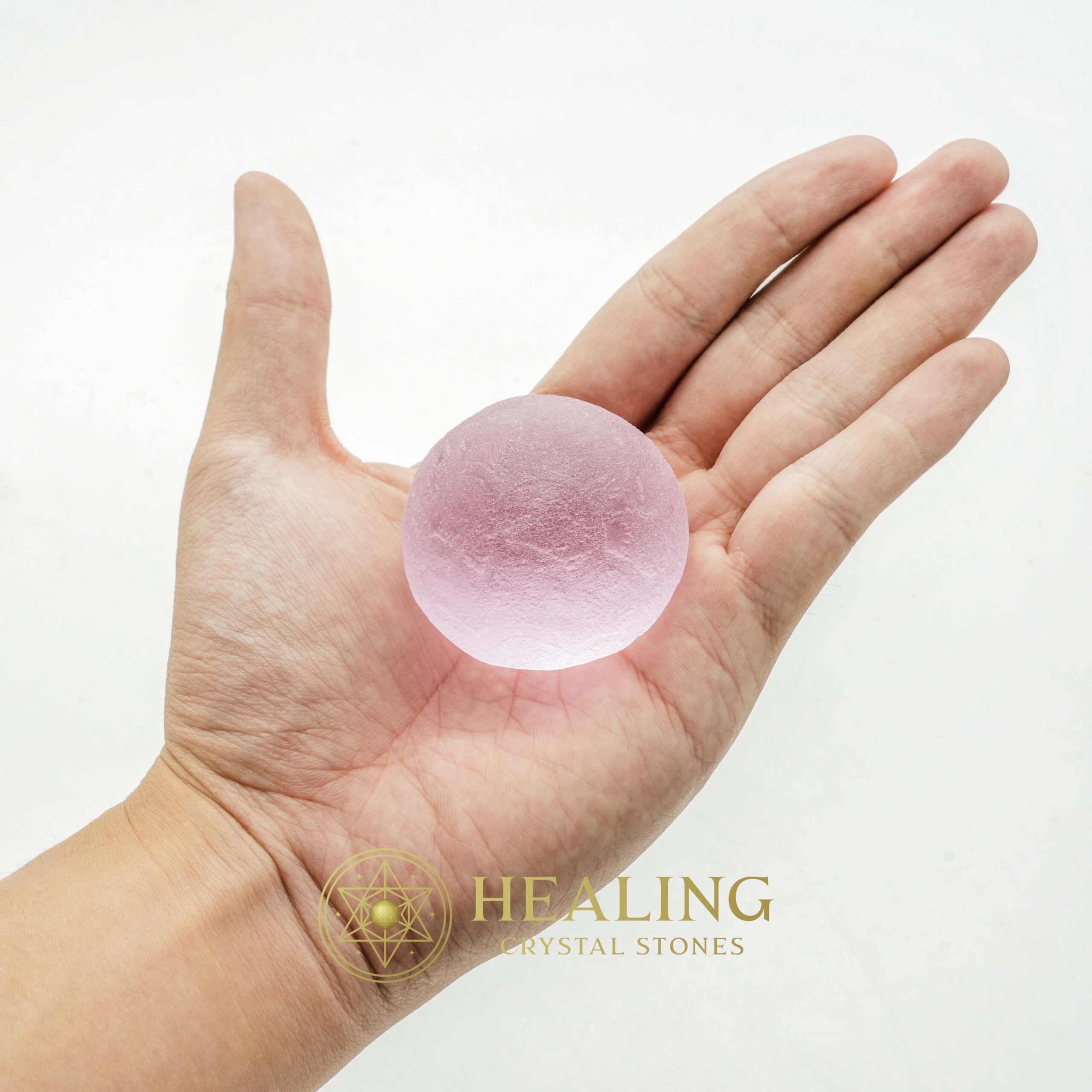 Sky Golden Dragon Pearl A1.4 (Flat Base) - Mustika Pearls, Crystal Stones, Healing Stones, Sacred Stones, Enchanted Stones, Talisman Crystals, Spiritual Crystals, psychic, mystical, artifact