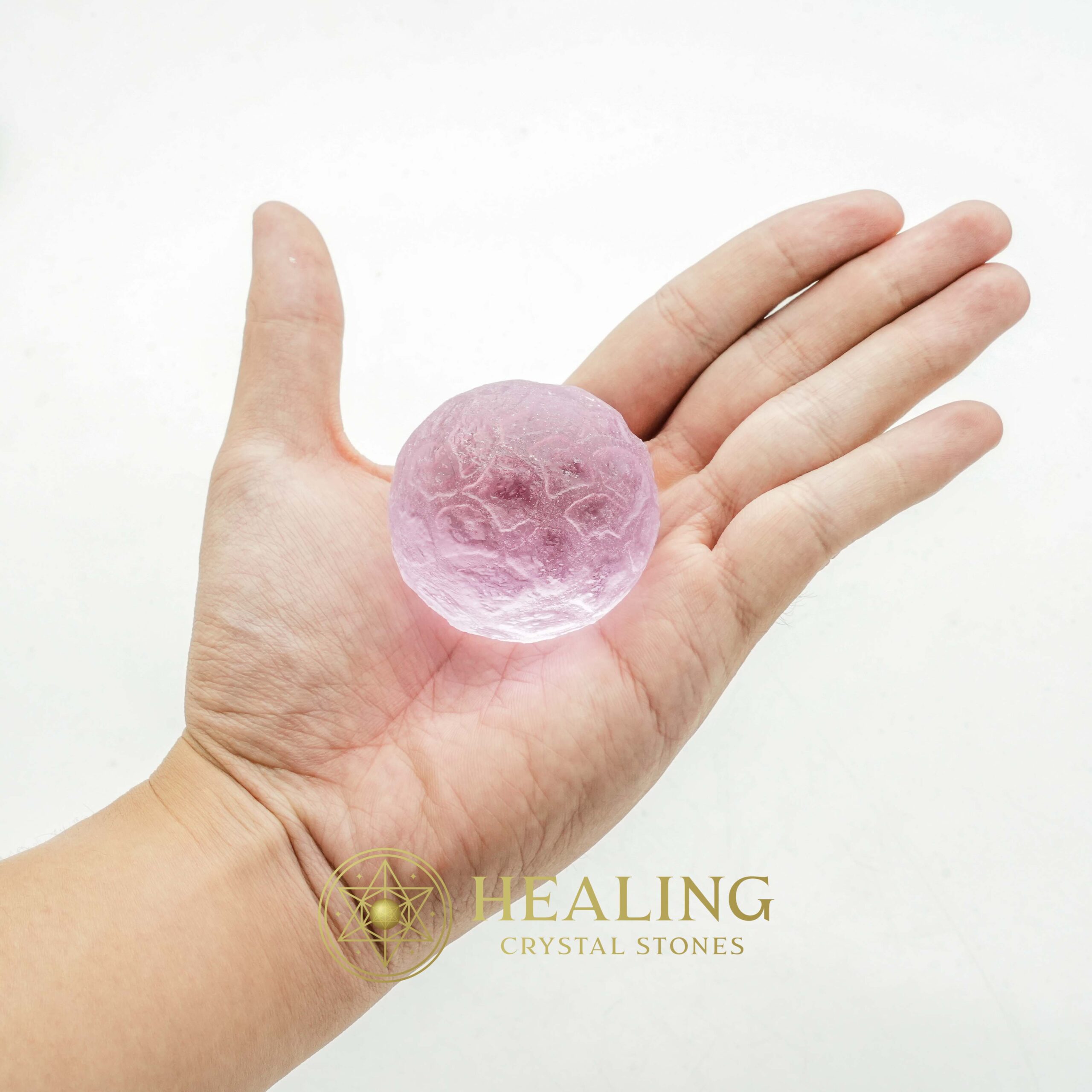 Sky Golden Dragon Pearl A1.7 (Flat Base) - Healing Crystals, Mustika Pearls, Talismanic Stones, Sacred Stones, Bezoar Crystals, Crystals, Energy Stones, mystical, metaphysics, artifact
