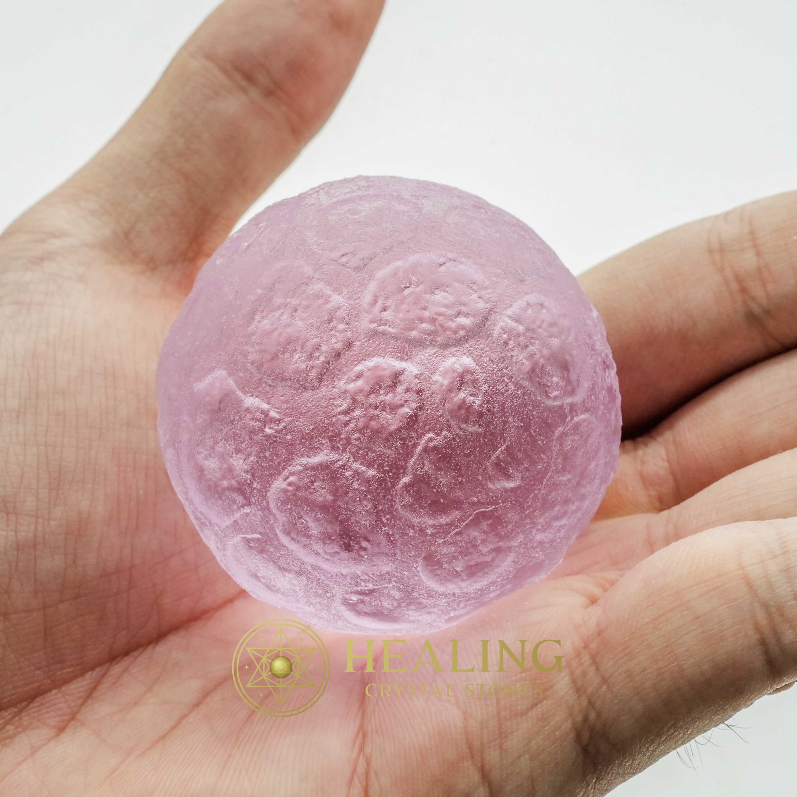 Sky Golden Dragon Pearl A1.7 (Flat Base) - Crystal Stones, Mustika Pearls, Animal Totem Stones, Power Animal Stones, Sacred Crystals, Ritual Crystals, Crystals, shaman, spiritualism, rare